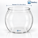 Clear Round Fish Bowl - image 1