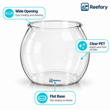 Clear Round Fish Bowl - image 3