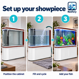 Arched Glass Aquarium - image 5